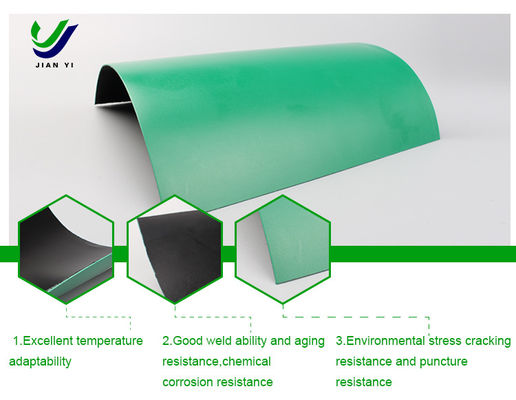 ژئوممبران HDPE با قدرت بالا 0.939g/cm3 برای حوضچه های خلاء و محل دفن زباله