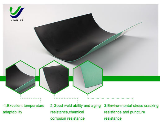ژئوممبران HDPE صاف برای مخزن و دریاچه مصنوعی
