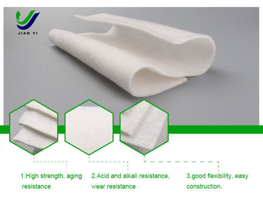 High-Strength Long Filament Geotextile Woven from Continuous PET Yarns for Maximum Durability and Puncture Resistance
