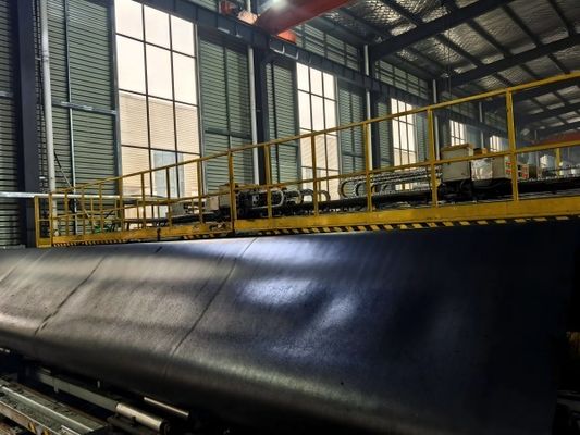 ژئوممبران بافتی 6 متر 8 متر HDPE از محیط زیست شما در کارخانه های تصفیه فاضلاب محافظت می کند