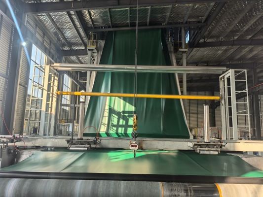 راه حل طولانی مدت سیاه و سبز HDPE Geomembrane صاف