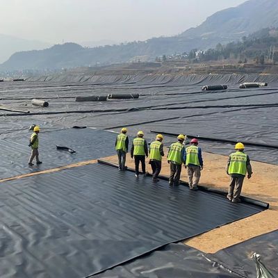 ژئوممبران ضد آب HDPE صاف برای محل دفن زباله و فاضلاب