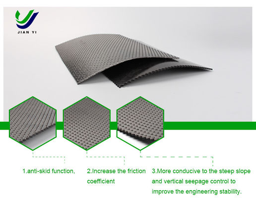 ژئوممبران HDPE با نفوذپذیری فوق‌العاده کم و ضریب اصطکاک بالا برای مهندسی پایدار ضد نشت