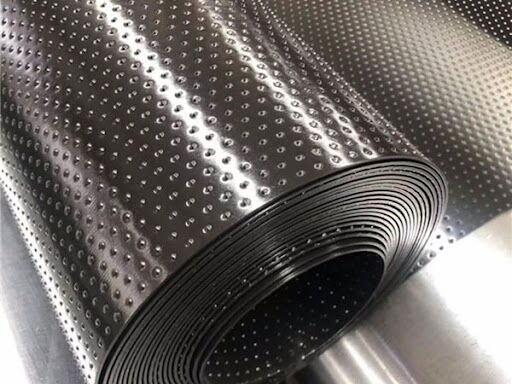 UV Resistant Waterproof HDPE Columnar Point Geomembrane with 0.5mm-2.5mm Thickness for Green Roof Drainage