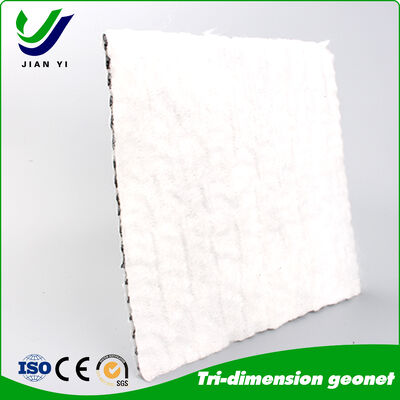 شبکه تخلیه کامپوزیت سه بعدی مقاوم در برابر اشعه UV و مواد شیمیایی با مقاومت کششی بالا ≥16kN/m برای تخلیه زیرزمینی و باغ