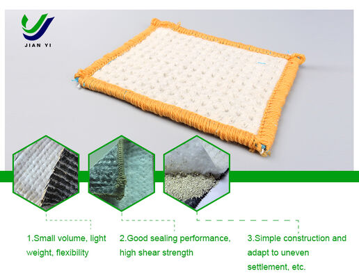 High-Sealing Sodium Bentonite GCL with 4-6m Width and ≥24ml/2g Swelling Index for Underground & Environmental Projects