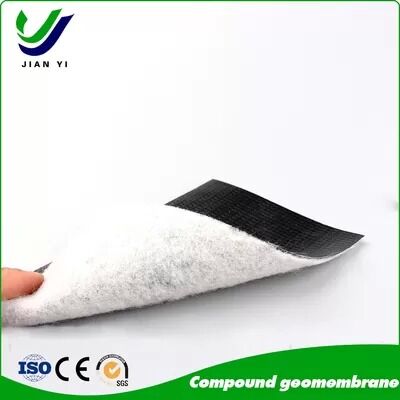 غشای ژئوکامپوزیت HDPE با ضخامت 0.2 میلی‌متر تا 1.0 میلی‌متر با پیکربندی‌های 1G1M و 2G1M برای پروژه ضد نشت